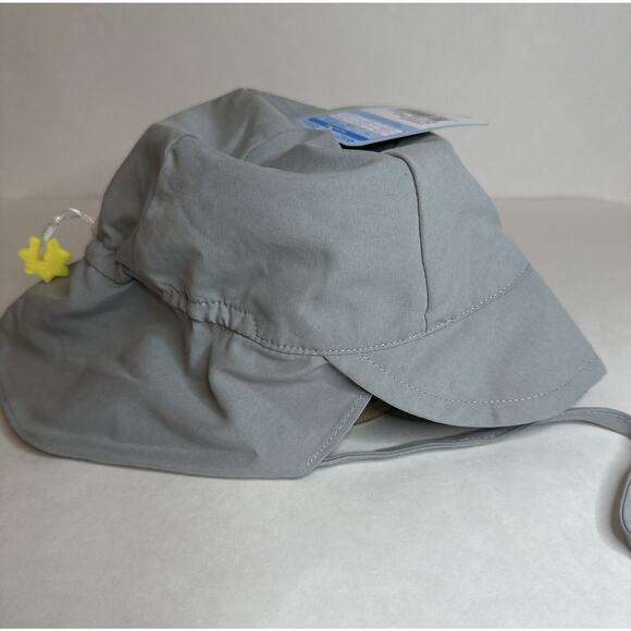 Green Sprouts I Play Sun Protection UPF 50+ Hat Solid Gray Size 0-6 Months NWT - Picture 5 of 6